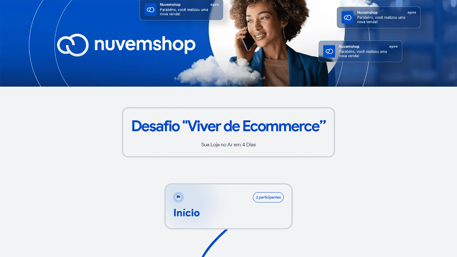 Hub de Educação Nuvemshop — visão geral