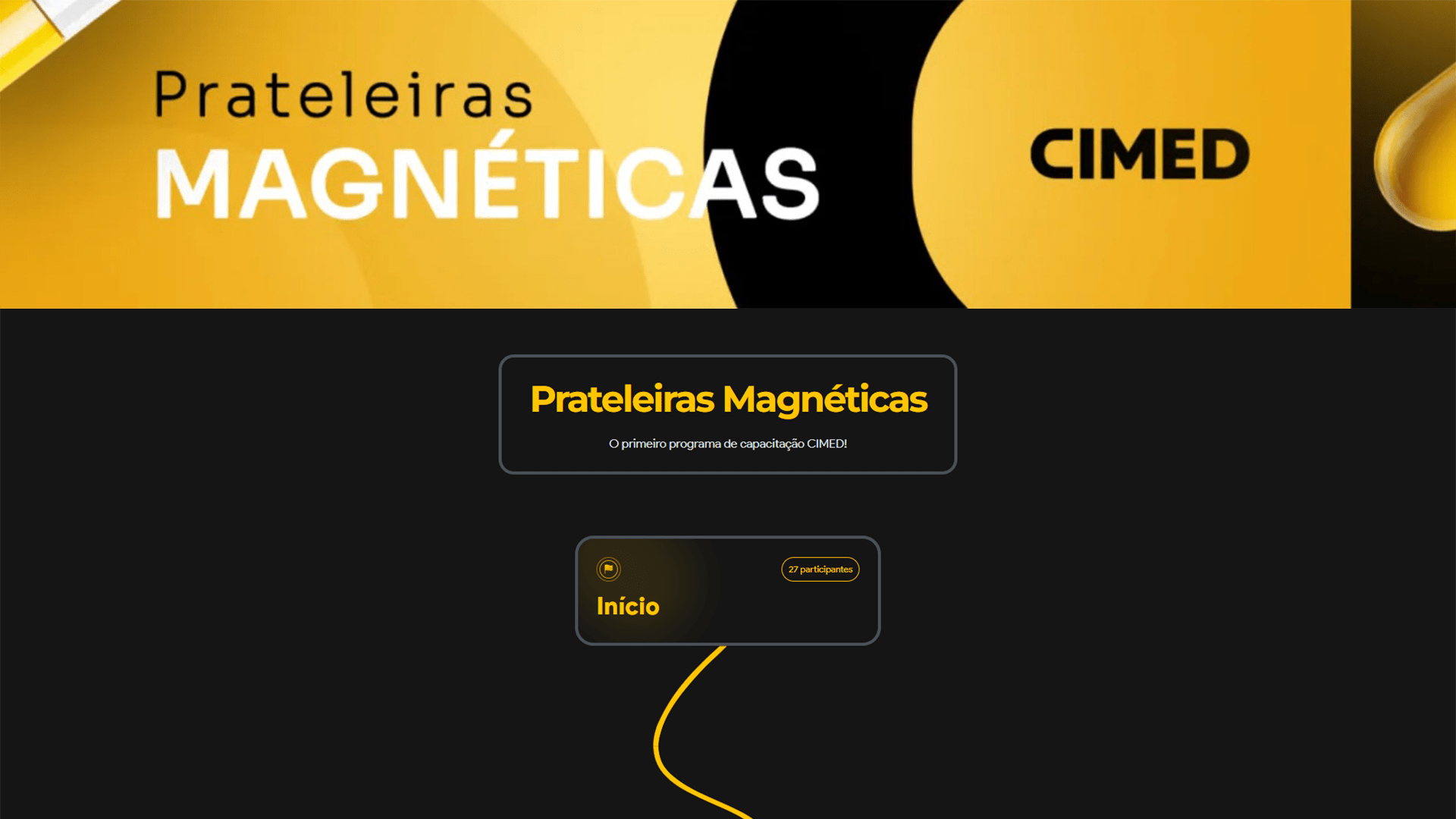 Programa Prateleiras Magnéticas — vitrine e trilha