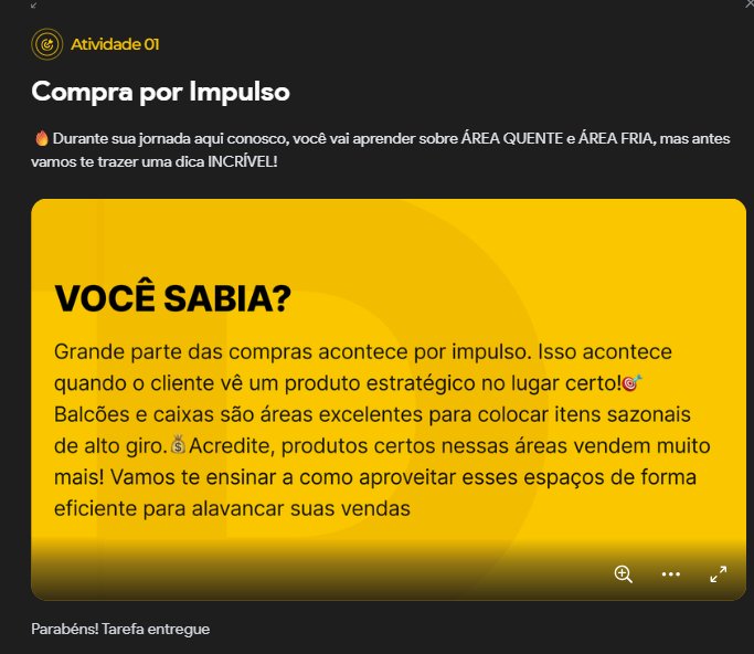 Atividade Compra por Impulso — Você sabia?